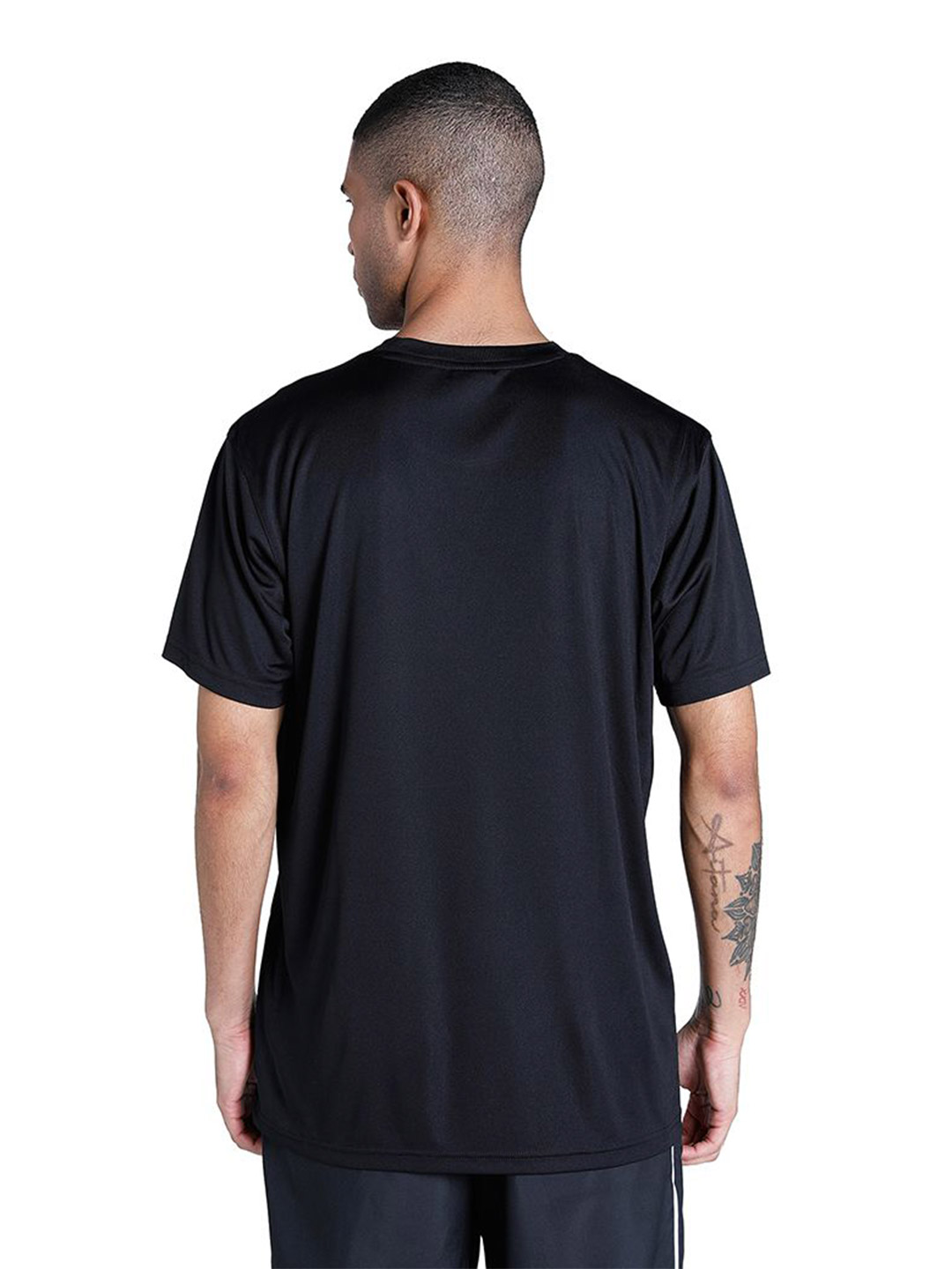 Puma Men Puma Black Printed PERFORMANCE CAT T-Shirt (3)