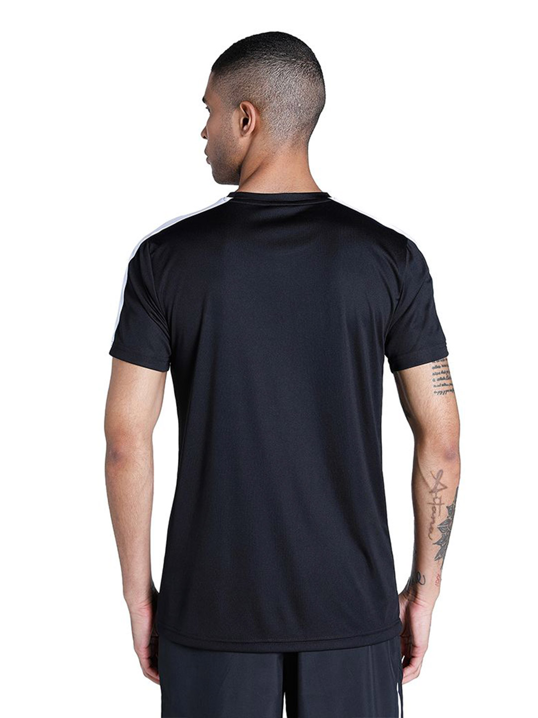 Puma Men Puma Black Printed Puma CR Color block T-Shirt (4)