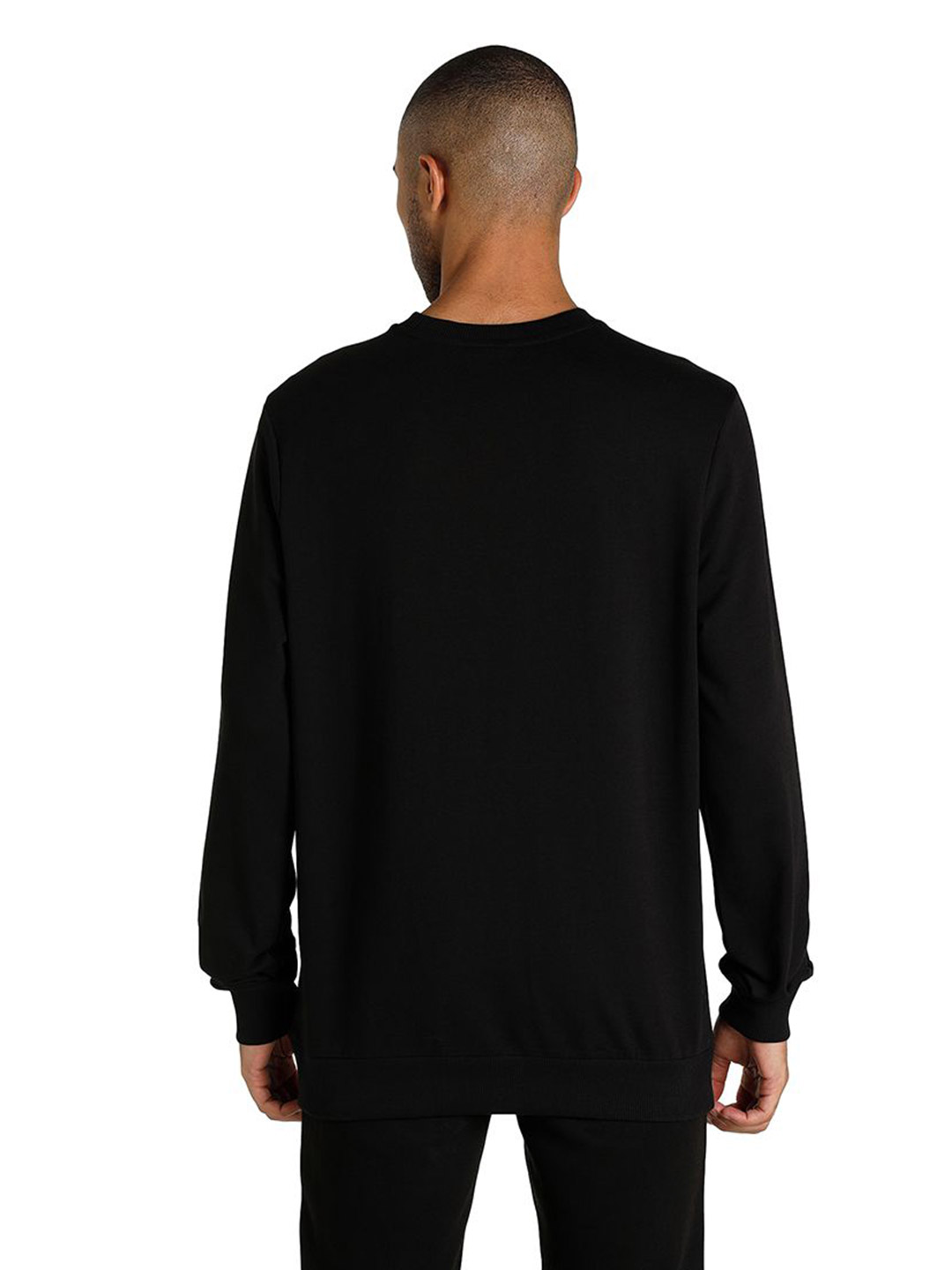 Puma Men Puma Black Printed PUMA Graphic Crew Sweat Shirt (3)