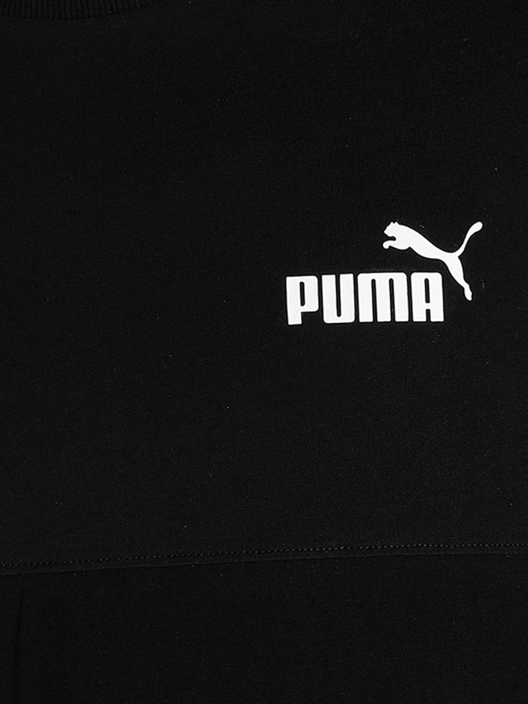 Puma Men Puma Black Printed PUMA Power Colourblock T-Shirt (6)