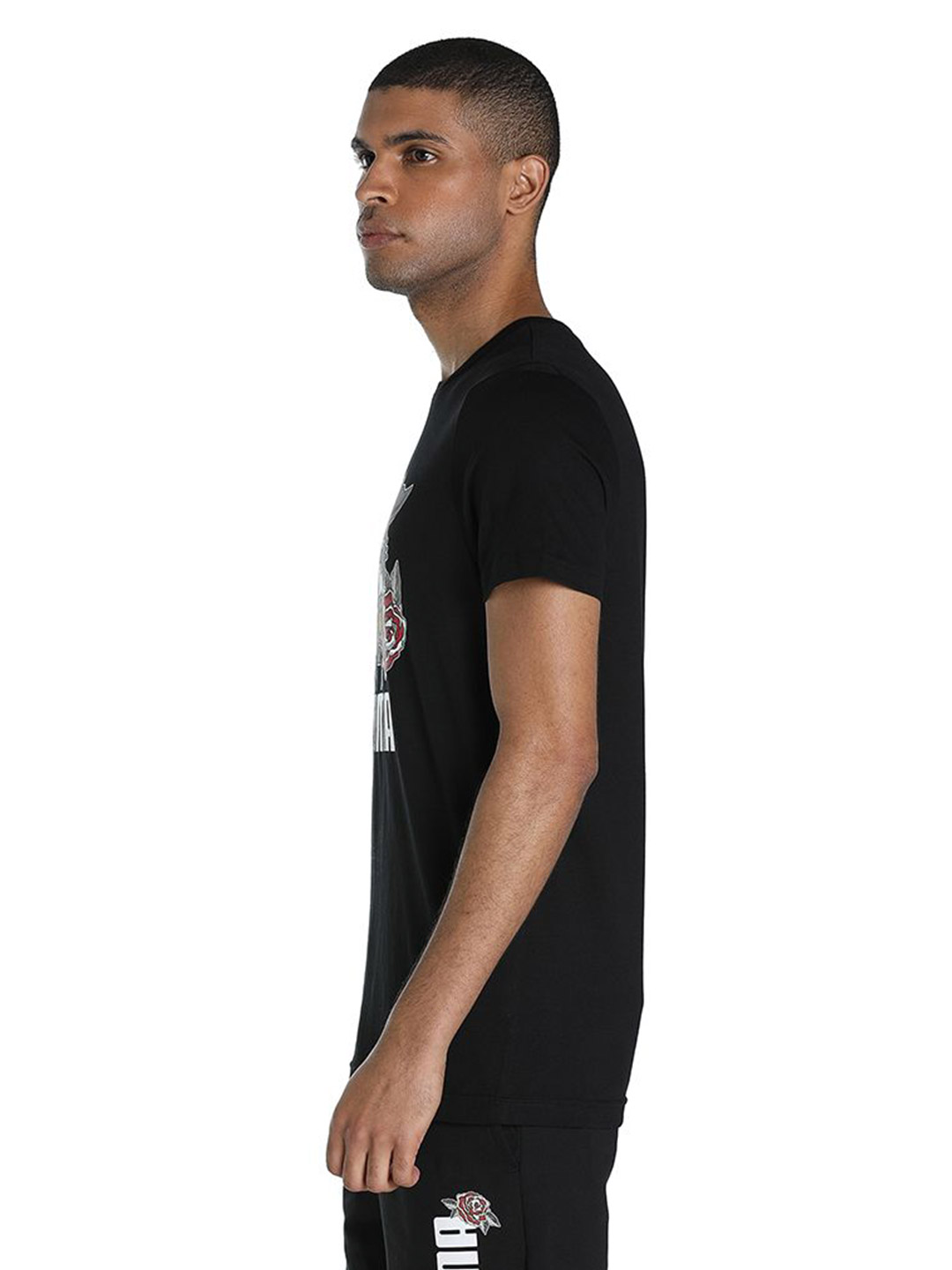 Puma Men Puma Black Printed PUMA x 1DER KL Rahul Grunge Logo T-Shirt (4)