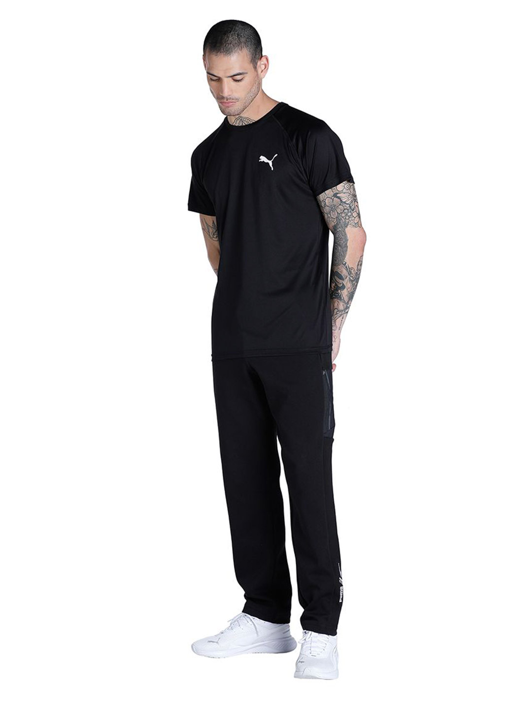 Puma Men PUMA Black Printed RTG T-Shirt (5)