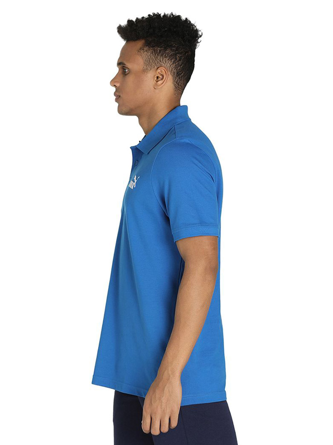 Puma Men Puma Royal Printed Essentials Pique Regular Fit Polo Shirt (2)