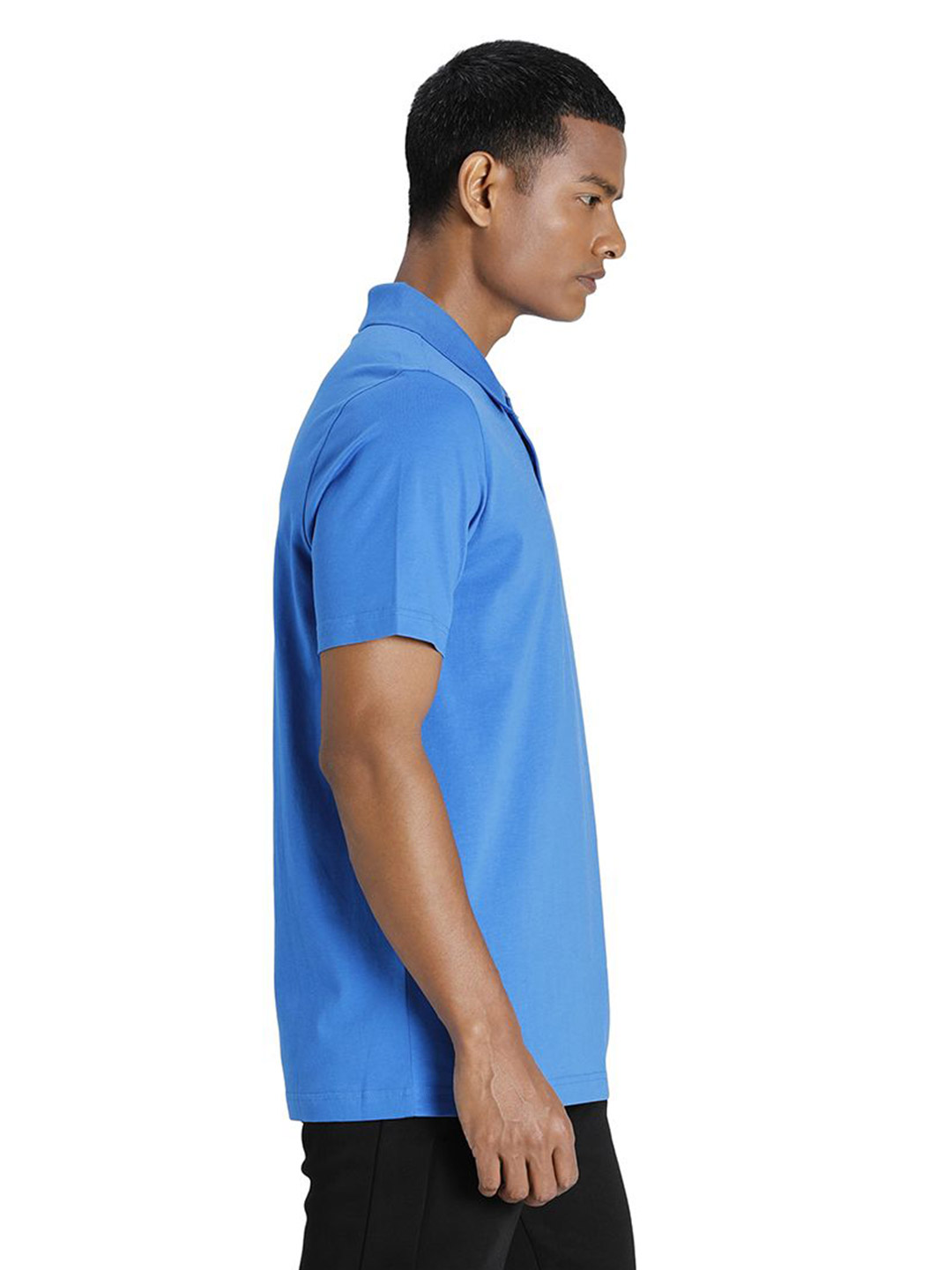 Puma Men Puma Royal Printed Essentials Regular Fit Jersey Polo (2)