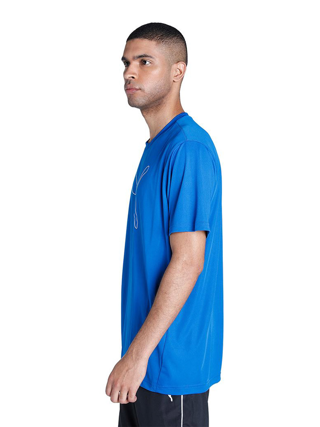 Puma Men PUMA Team Royal Printed PERFORMANCE CAT T-Shirt (5)