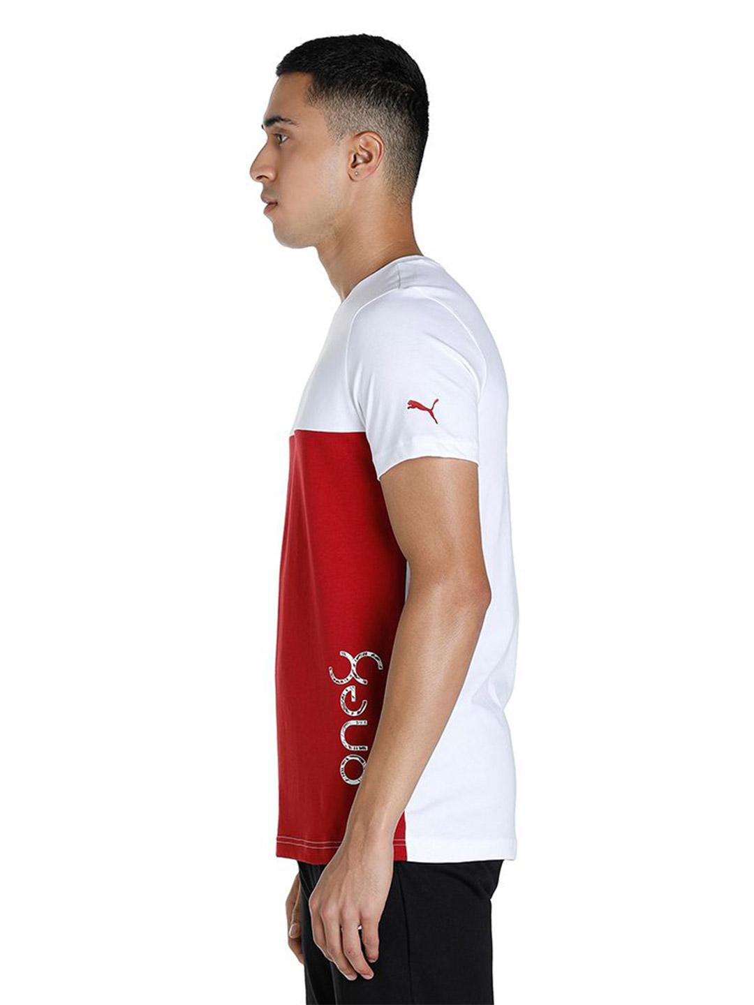 Puma Men Puma White Printed one8 Virat Kohli Color Block T-Shirt (3)