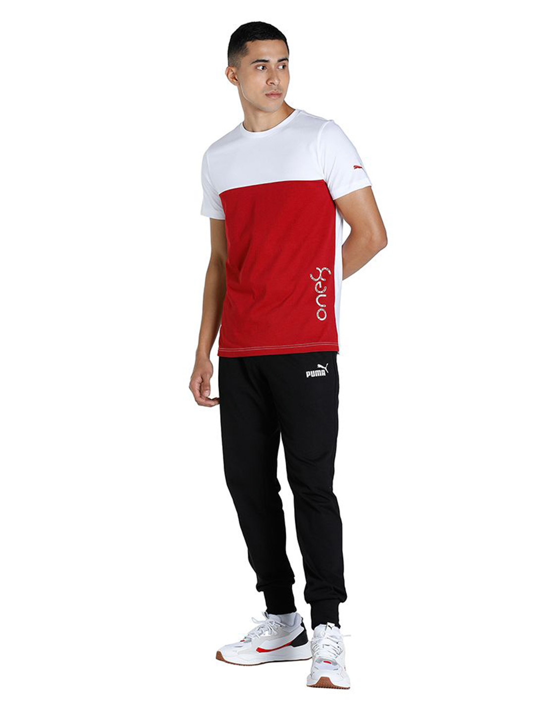 Puma Men Puma White Printed one8 Virat Kohli Color Block T-Shirt (5)