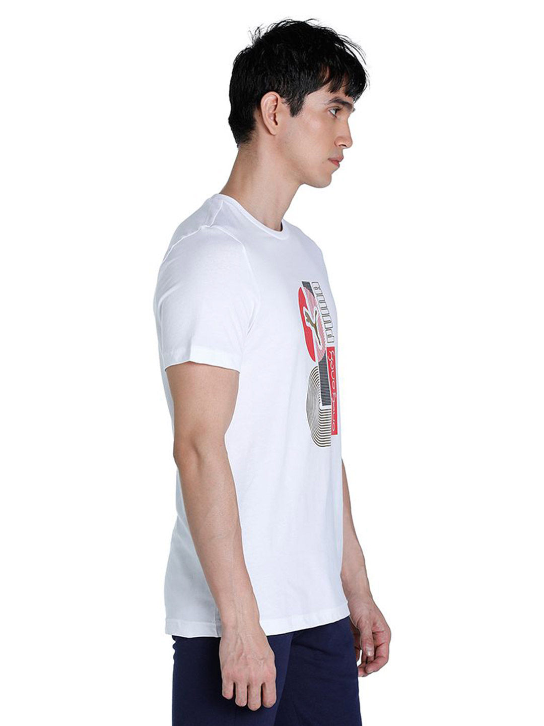Puma Men Puma White Printed one8 Virat Kohli Gold Foil T-Shirt (2)