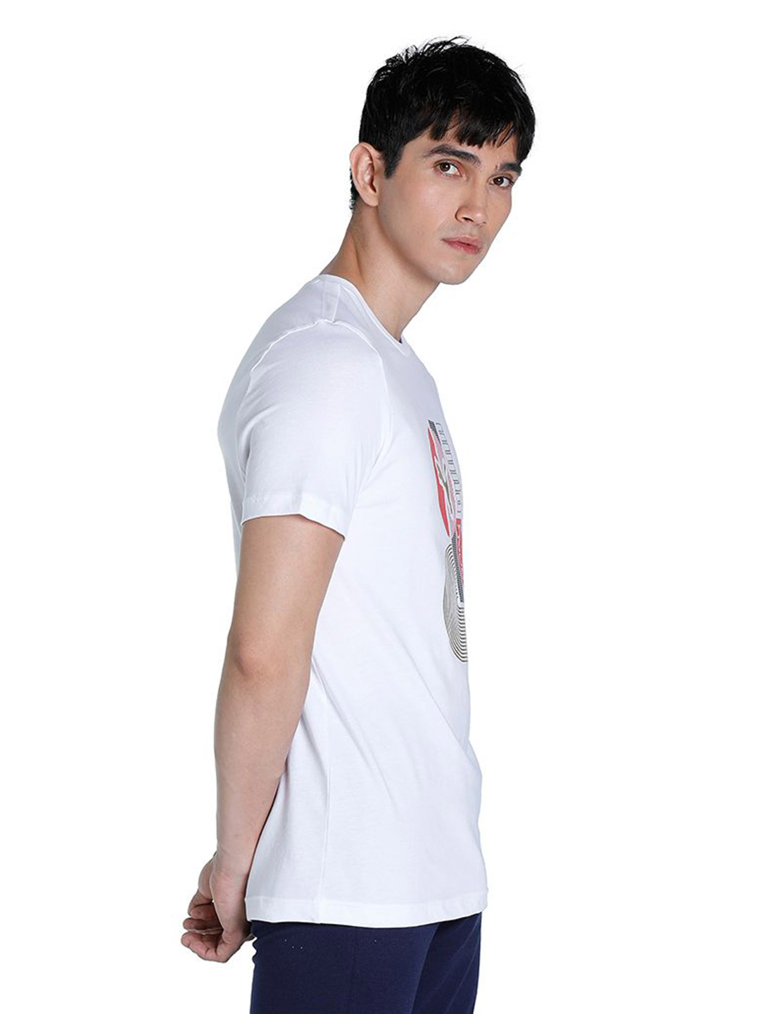 Puma Men Puma White Printed one8 Virat Kohli Gold Foil T-Shirt (4)