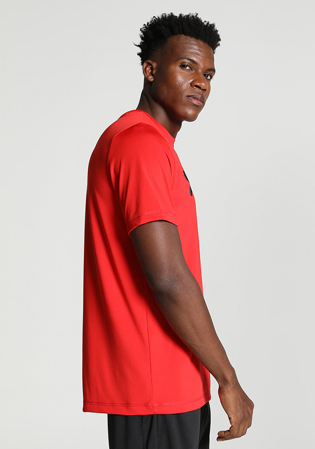 Puma Men Red ACTIVE Big Logo T-Shirt (2)