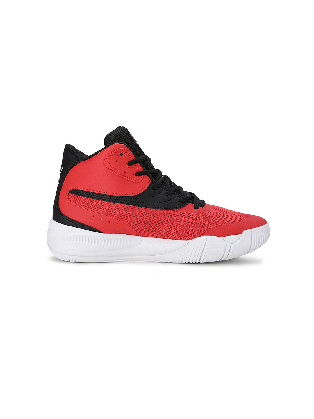 Puma Men Red & Black Triple Mid Basketball Shoes (1)