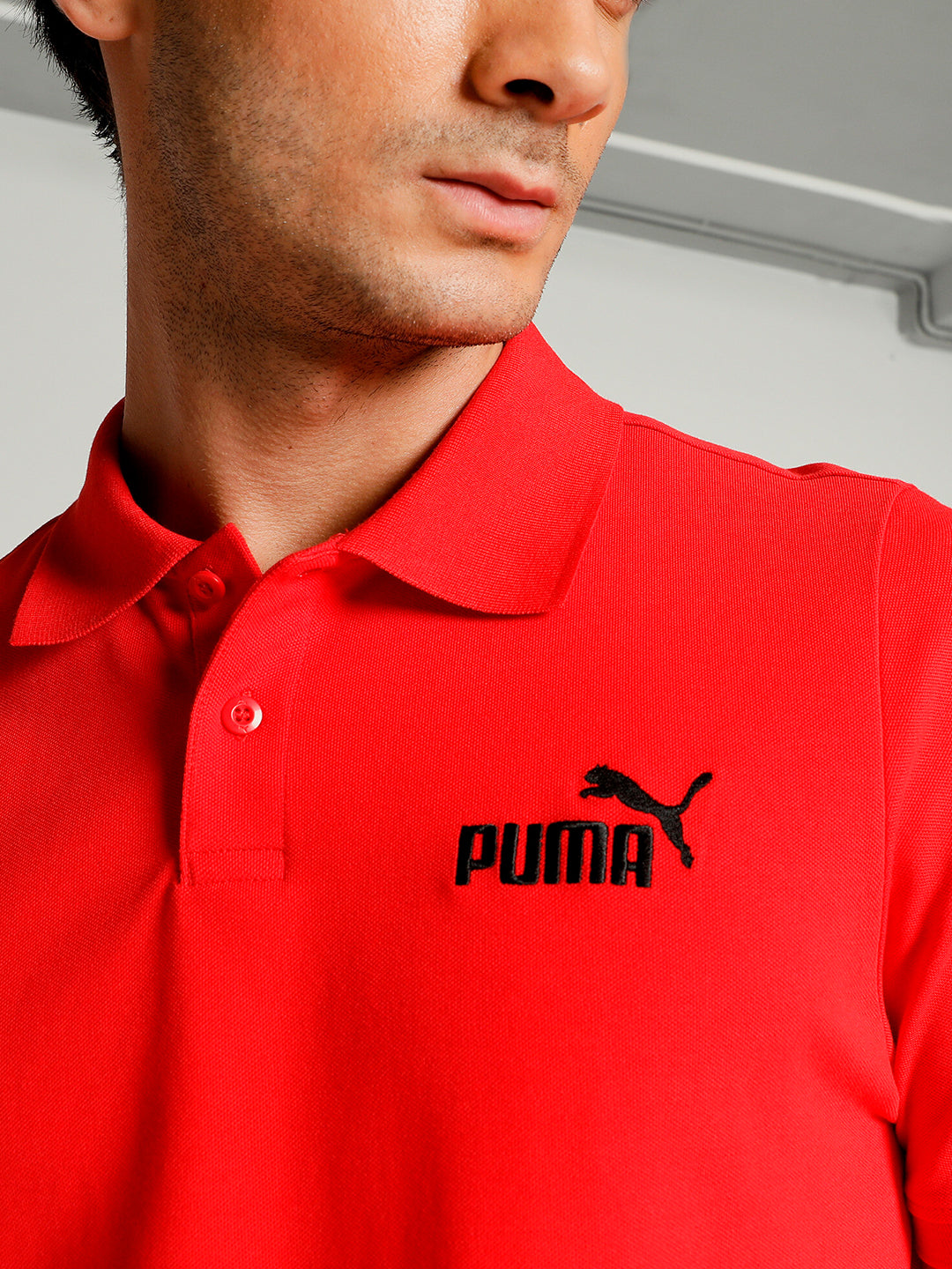 Puma Men Red ESS Pique Polo (4)