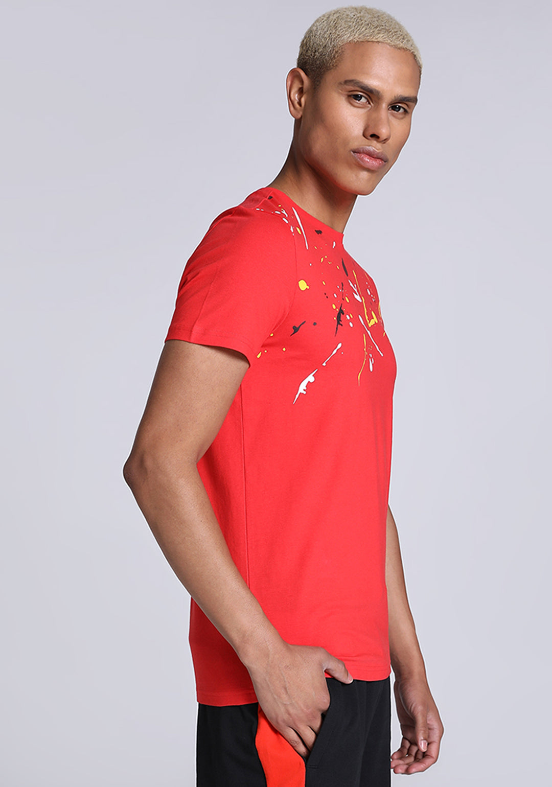 Puma Men Red Graphic II T-Shirt (2)