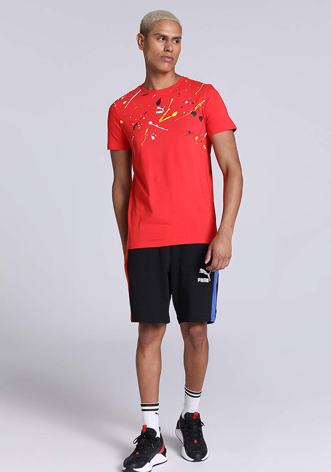 Puma Men Red Graphic II T-Shirt (4)