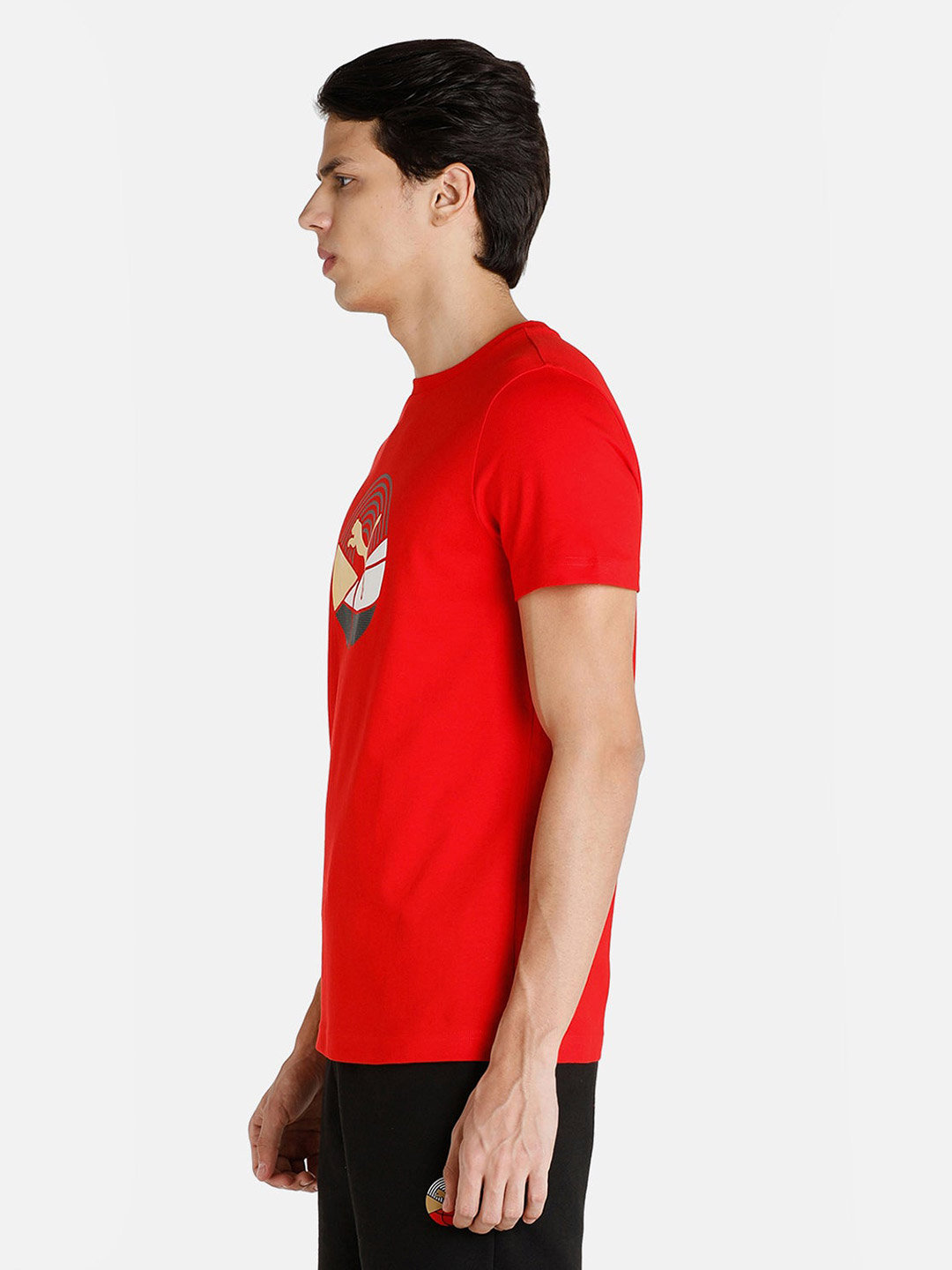 Puma Men Red Printed As Graphic T-Shirts (3)