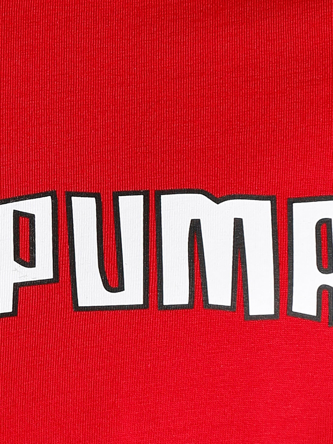 Puma Men Red & White Printed All Net T-Shirts (6)