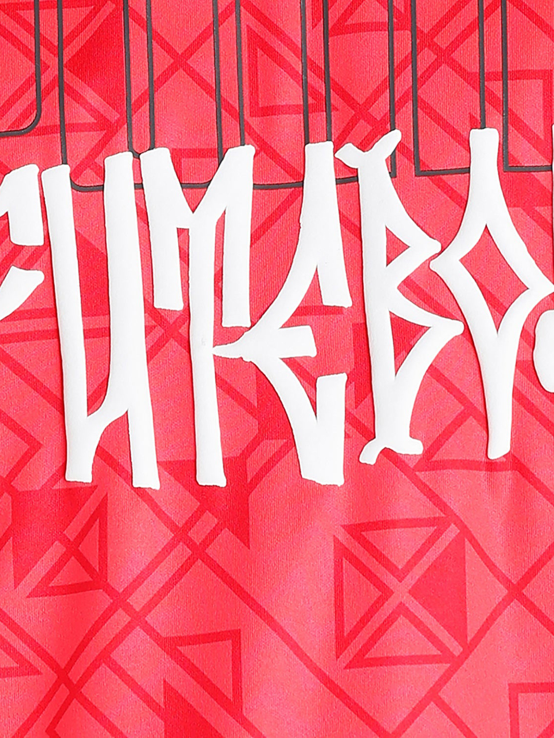 Puma Men Red & White Printed Neymar Jr Football Jersey T-Shirts (6)