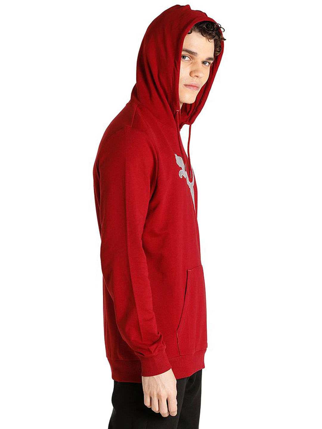 Puma Men Rhubarb Printed PUMA Hoodie (4)