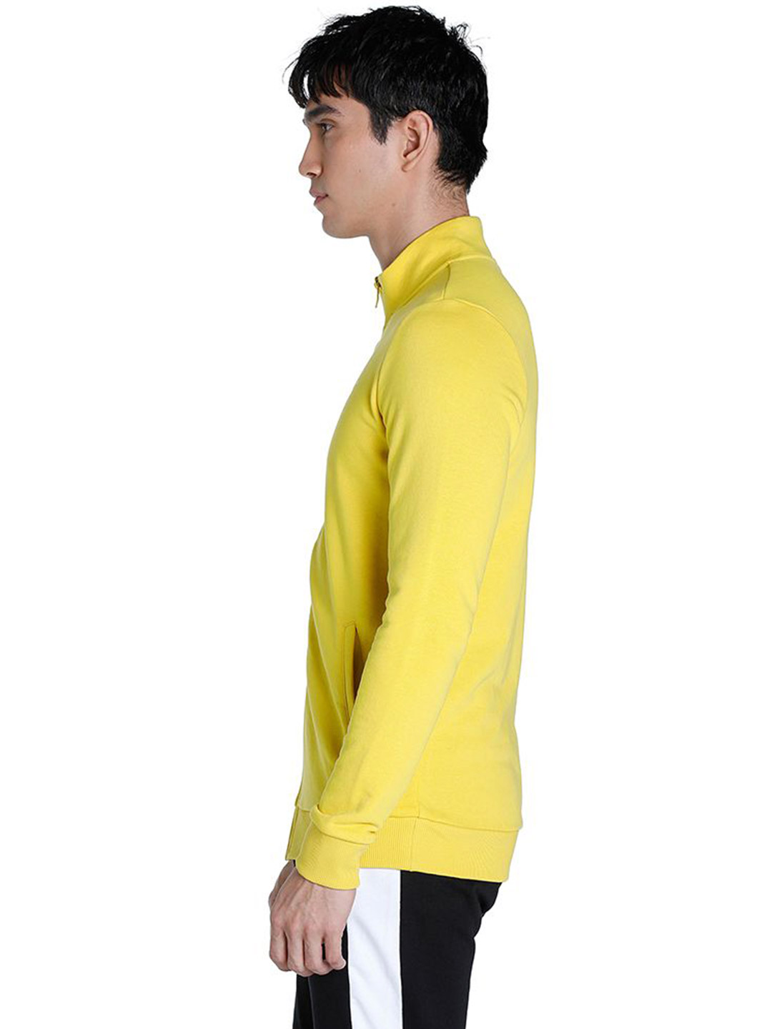 Puma Men Sun Ray Yellow Printed PUMAxONE8 Logo Jacket (4)