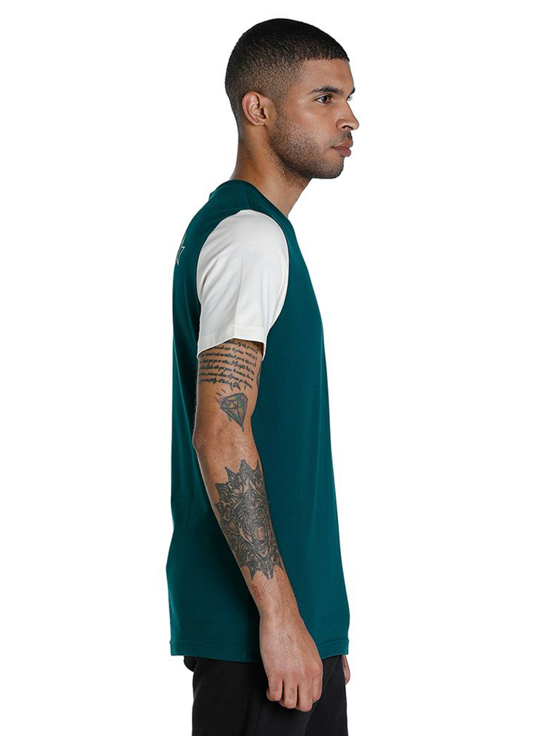 Puma Men Varsity Green Printed PUMA x 1DER KL Rahul Varsity T-Shirt (2)