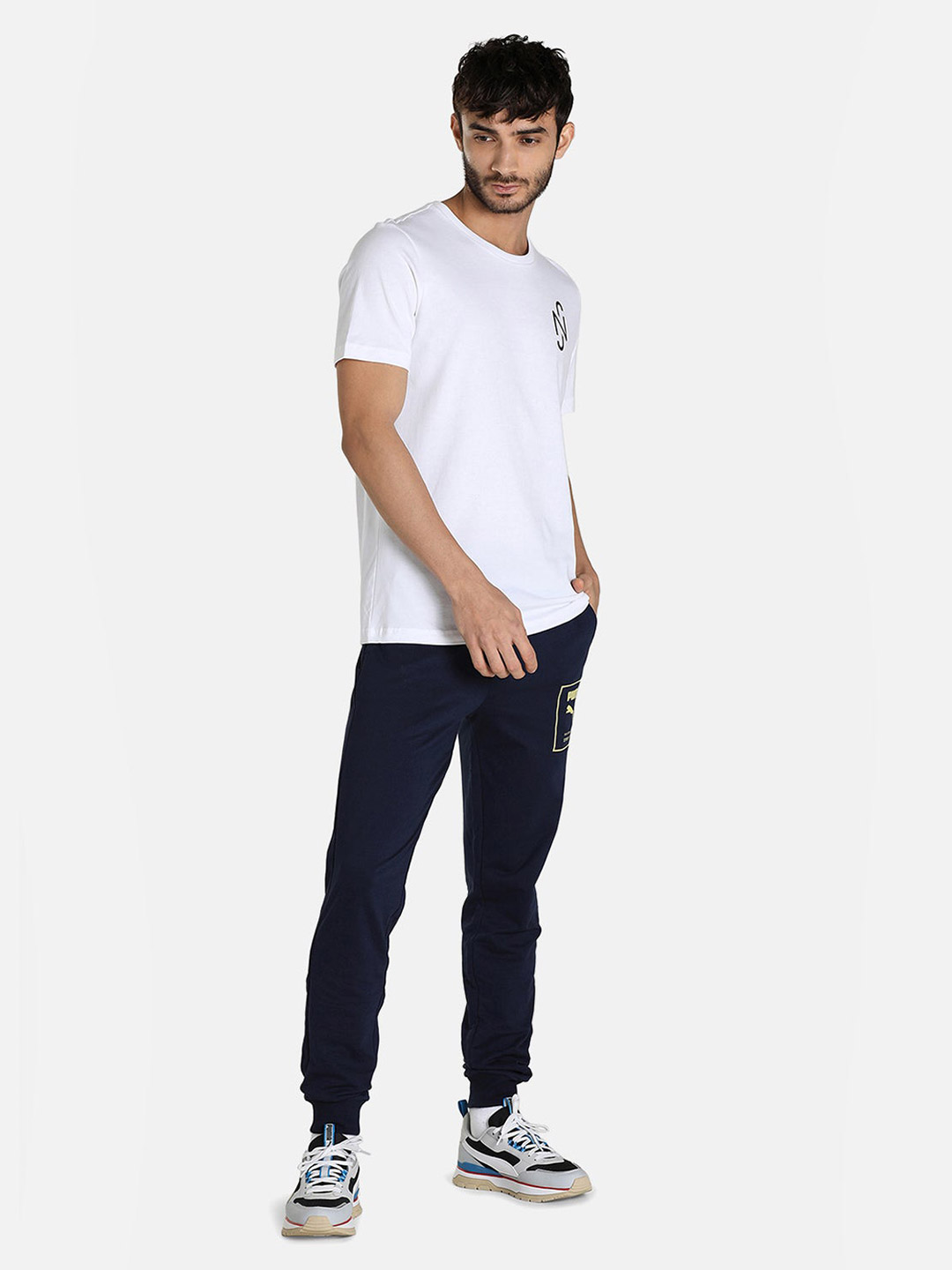 Puma Men White & Black Printed Neymar Jr Copa T-Shirts (1)