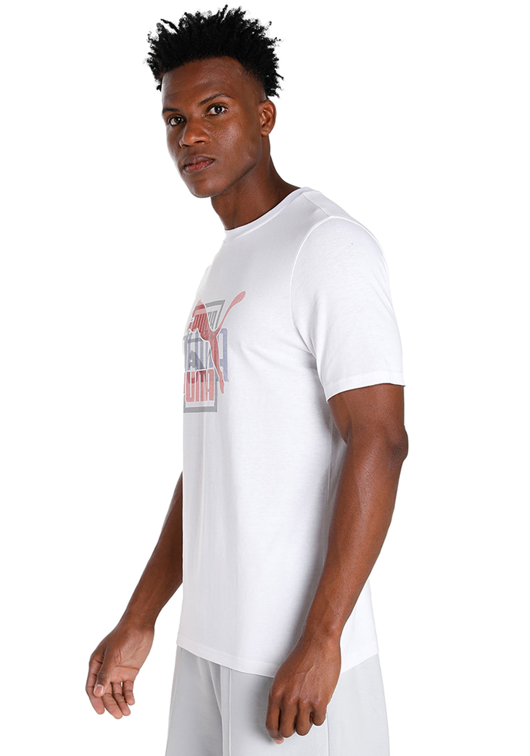Puma Men White CLASSICS GEN Graphic T-Shirt (2)