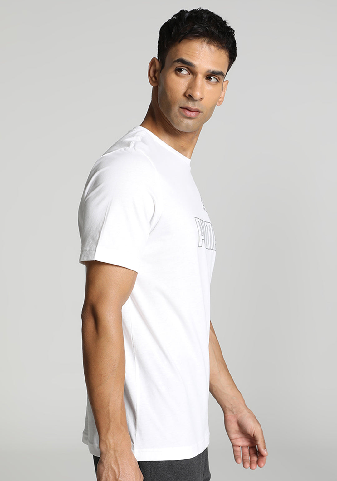 Puma Men White ESS ELEVATED T-Shirt (3)