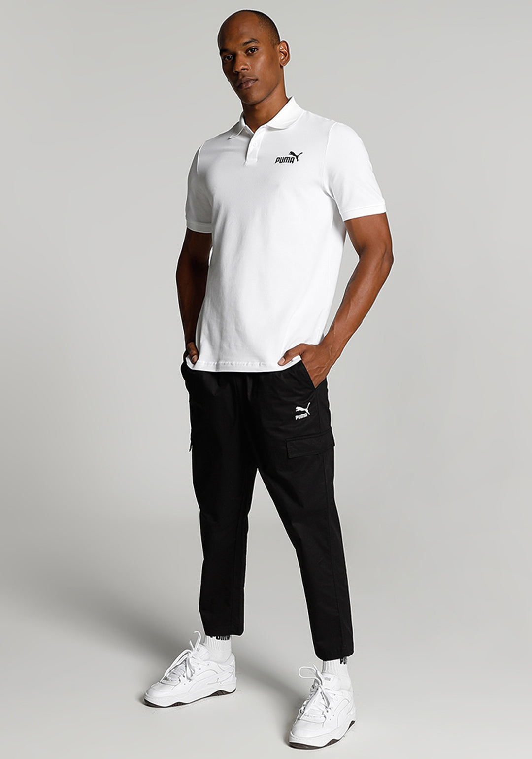 Puma Men White ESS Pique Polo (4)