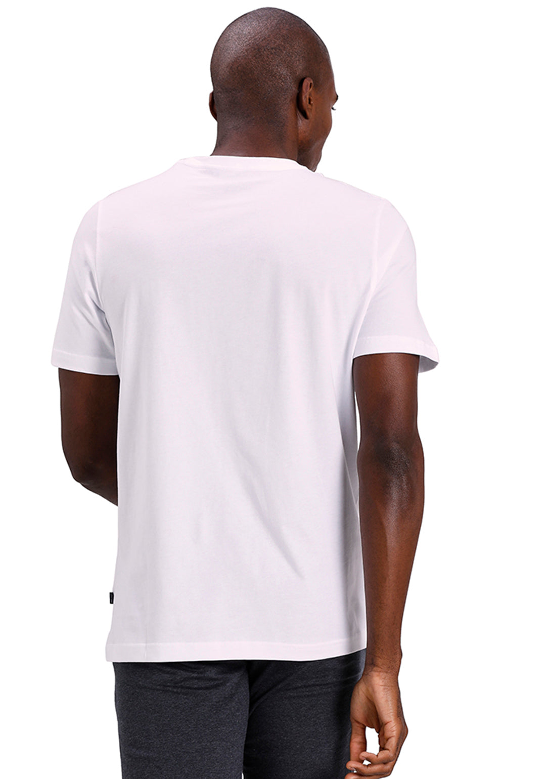Puma Men White ESS Small Logo T-Shirt (3)