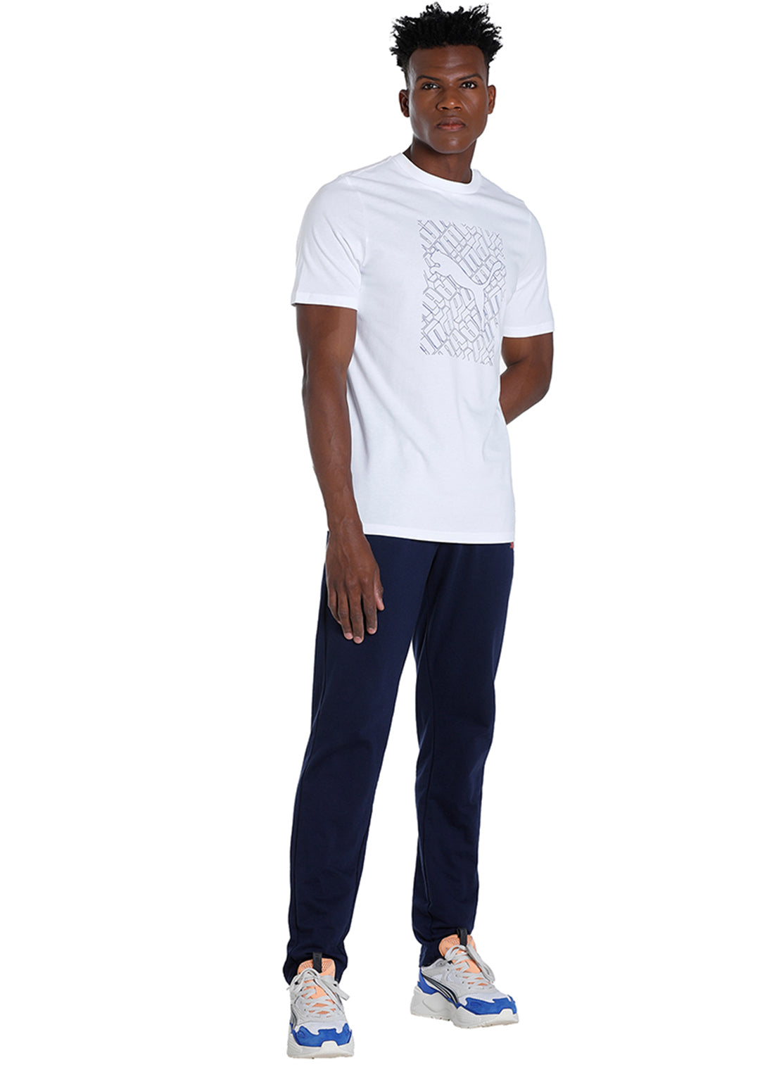 Puma Men White GRAPHICS Cat T-Shirt (5)