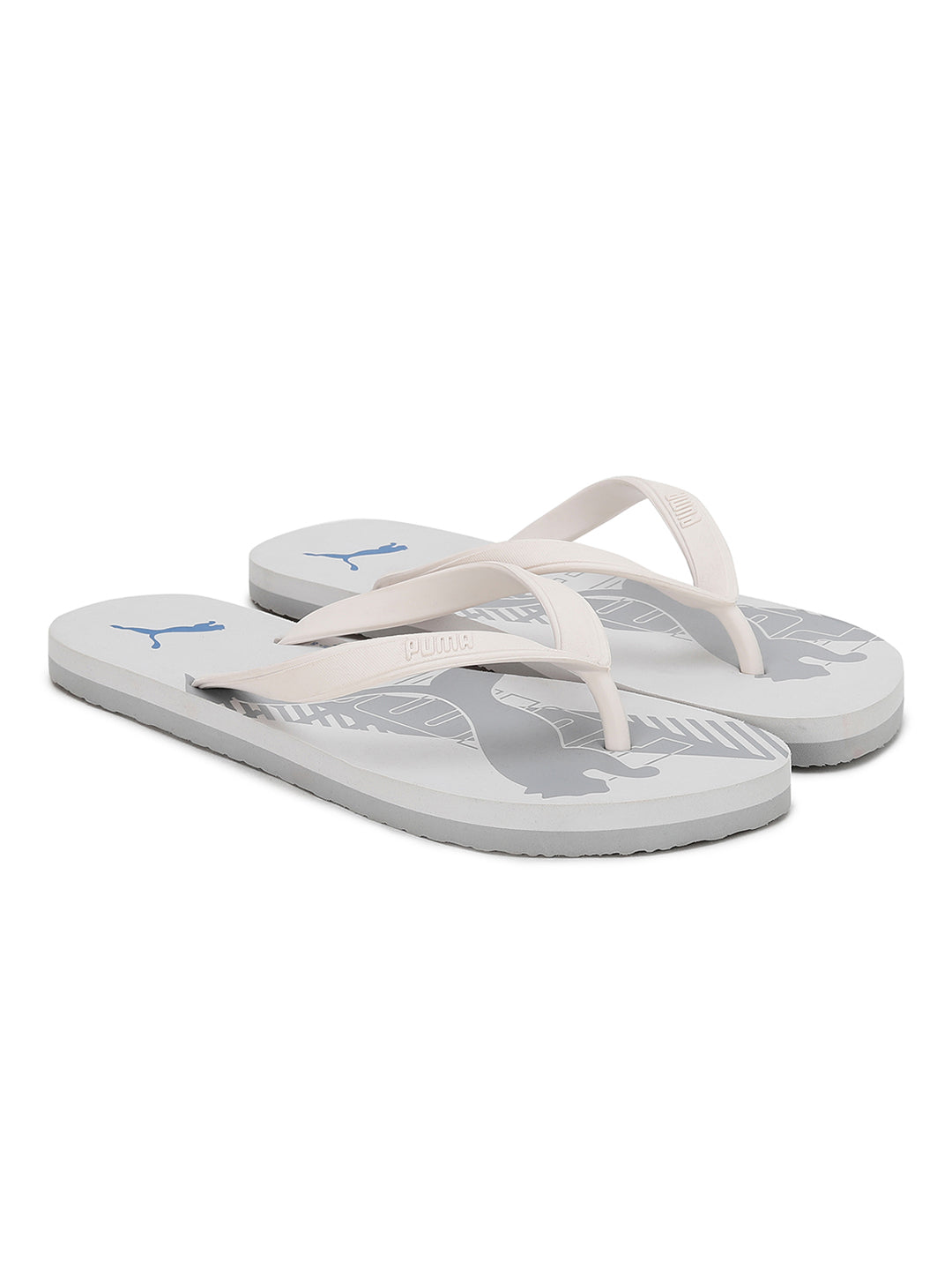 Puma Men White Leon V3 IDP Flip Flops (1)