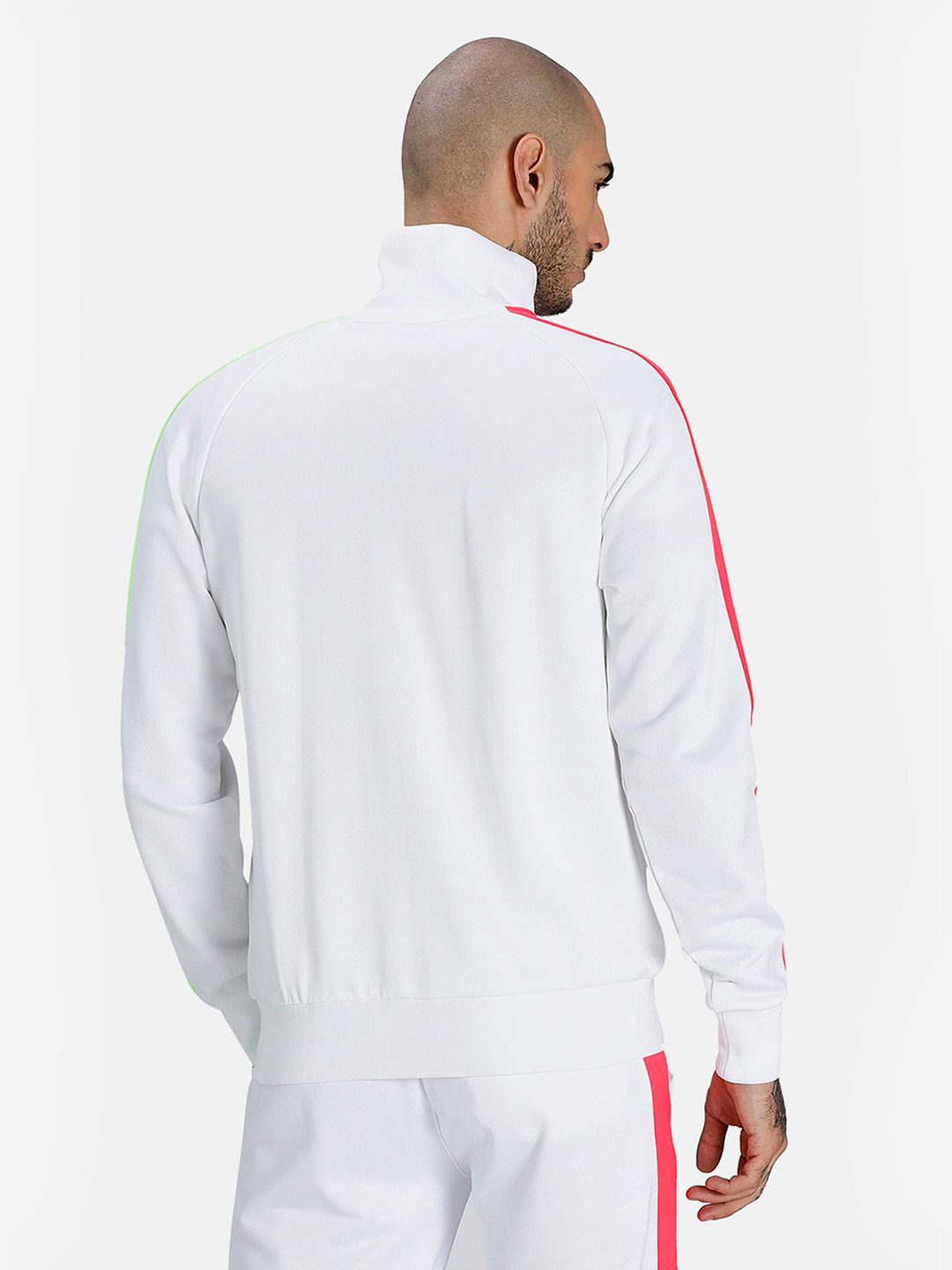 Puma Men White-Spectra Solid Iconic Track Jacket (2)