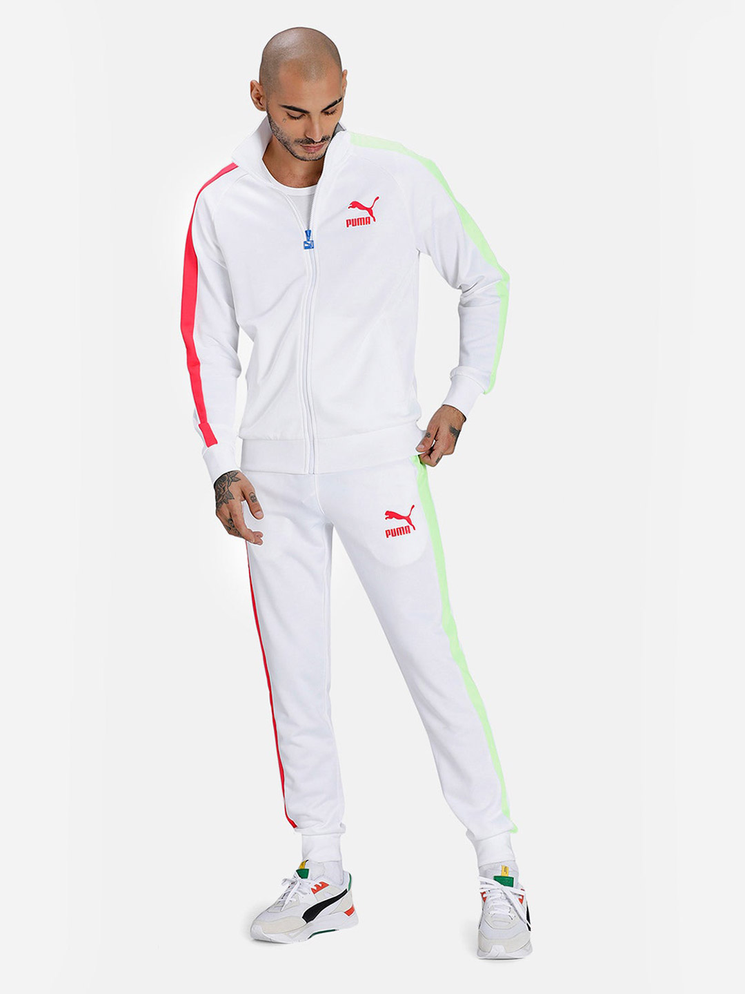 Puma Men White-Spectra Solid Iconic Track Jacket (6)