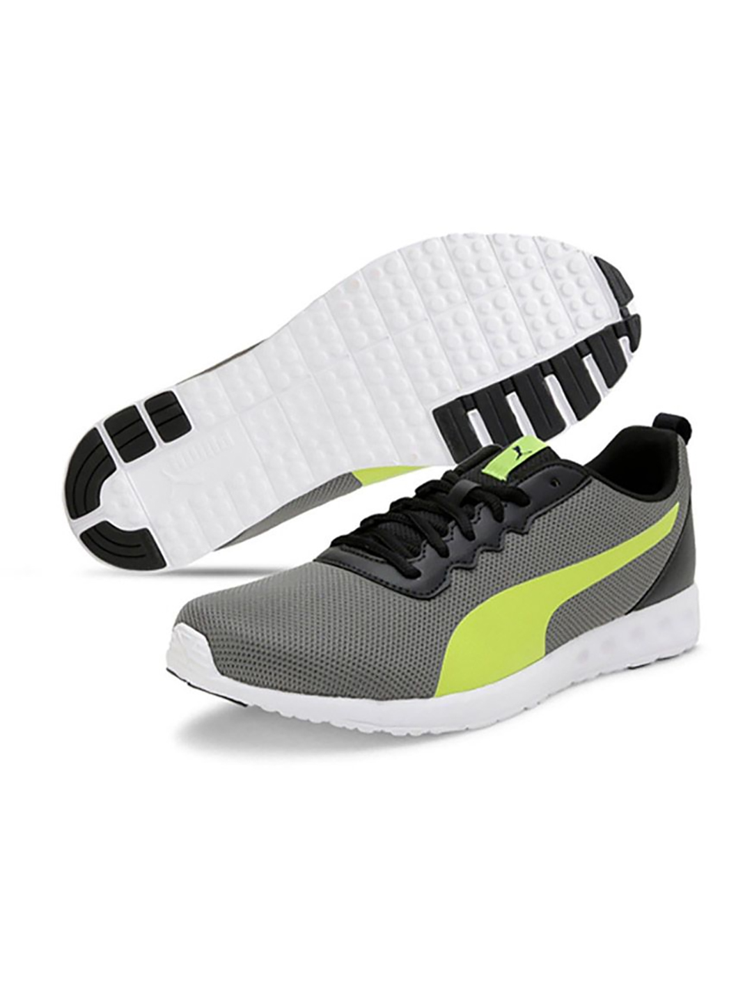 Puma Puma Carson Club II IDP Black-Limepunch Sports Shoes (2)