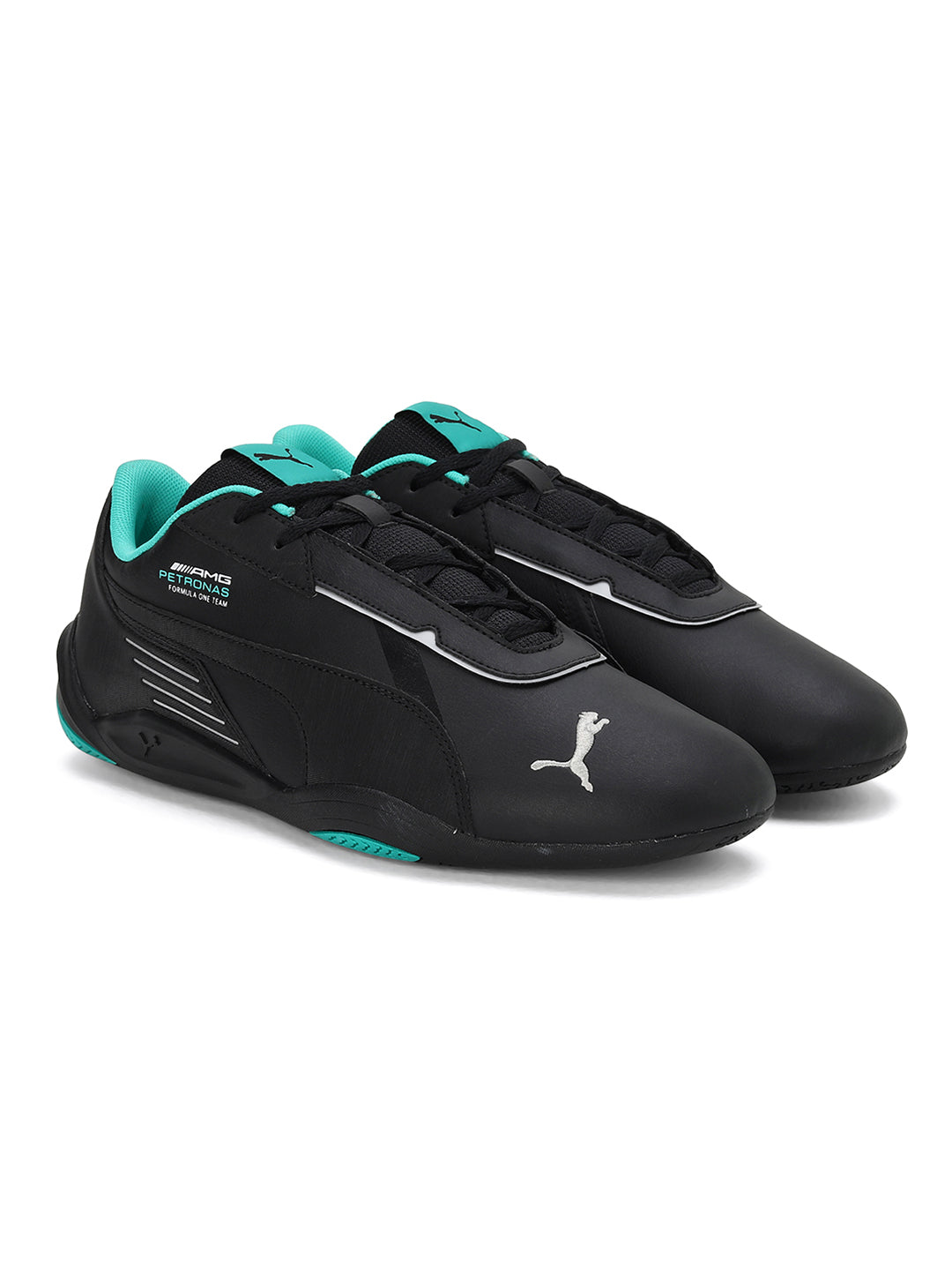 Puma Unisex Black and Green MAPF1 R-Cat Machina Sports Shoes (1)