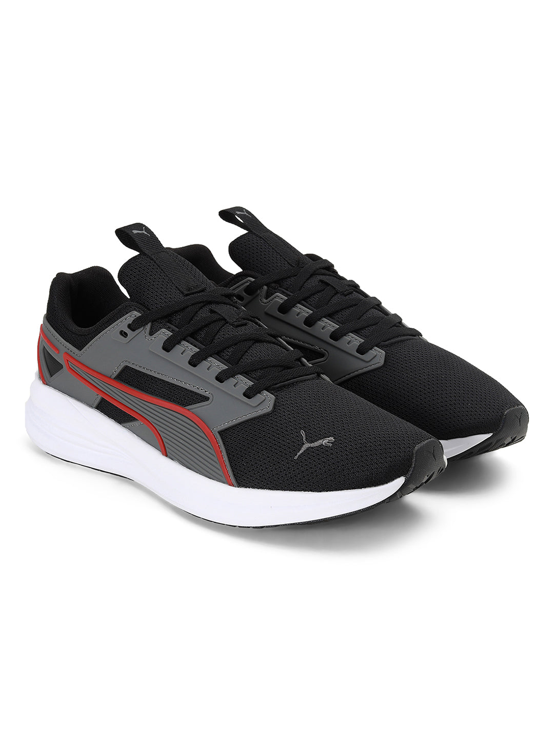 Puma Unisex Black and Grey Transport Cage Sports Shoes (1)
