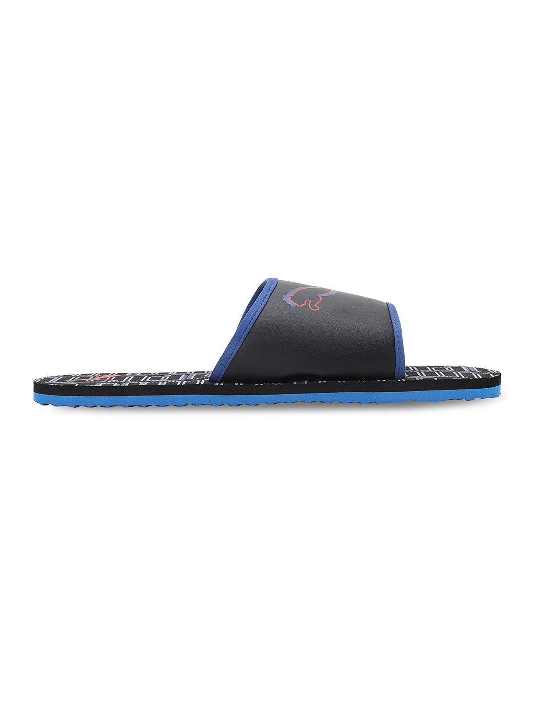 Puma Unisex Black and Red Stellar Slide V6 Flip Flops (1)