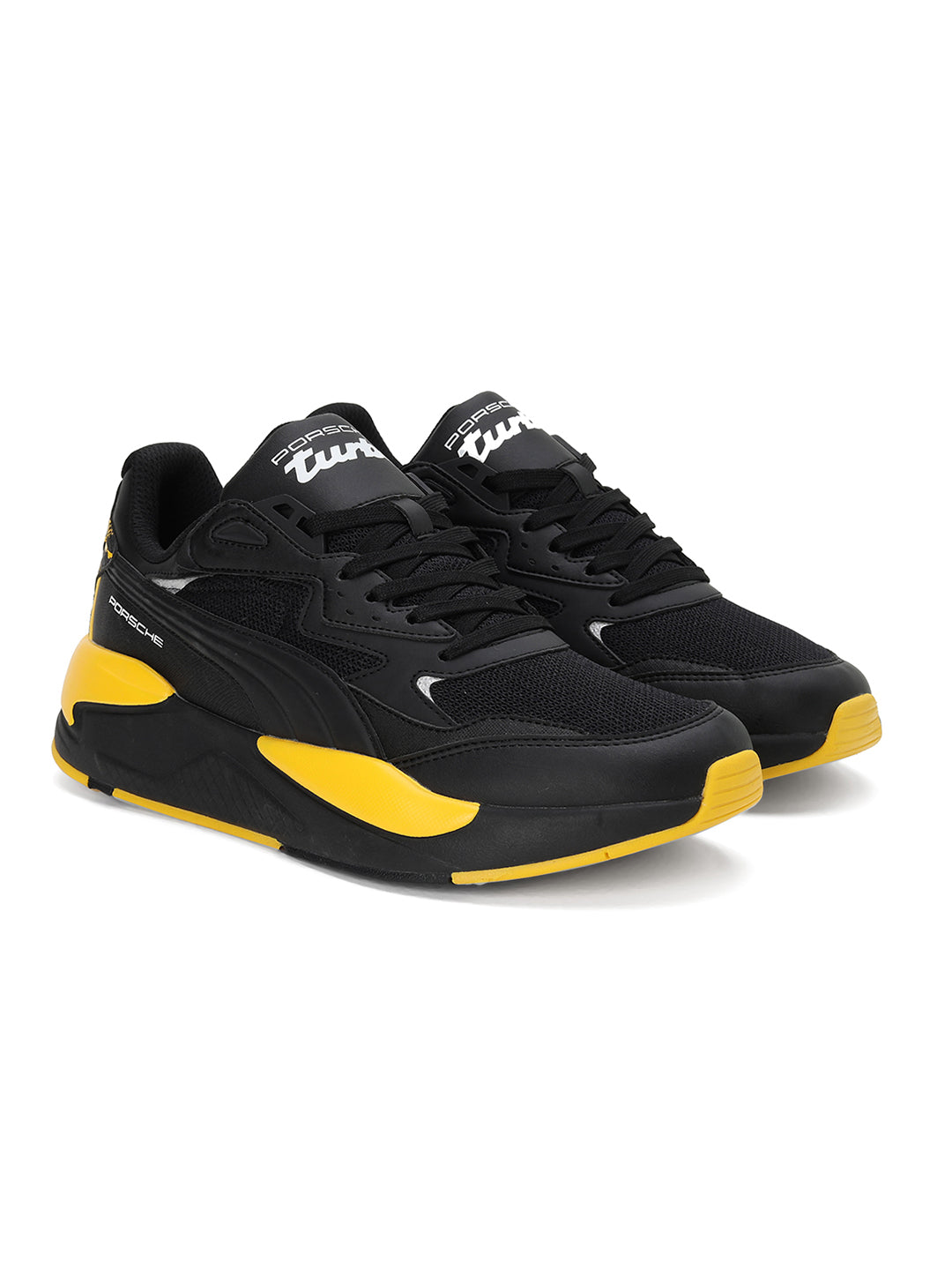 Puma Unisex Black and Yellow PL X-Ray Speed Sports Shoes (1)