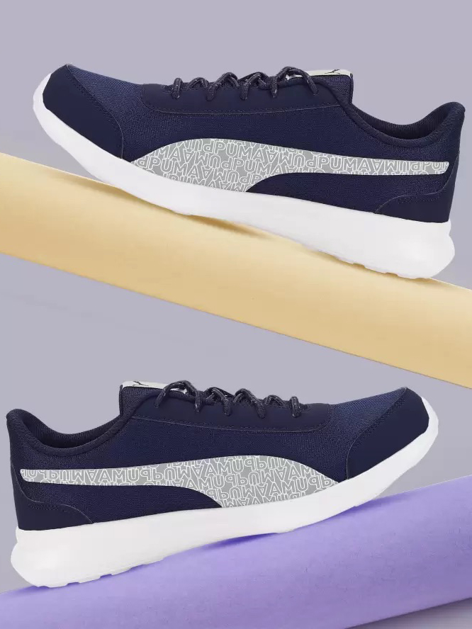 Puma Unisex Blue & White Daze V2 Sneakers (2)
