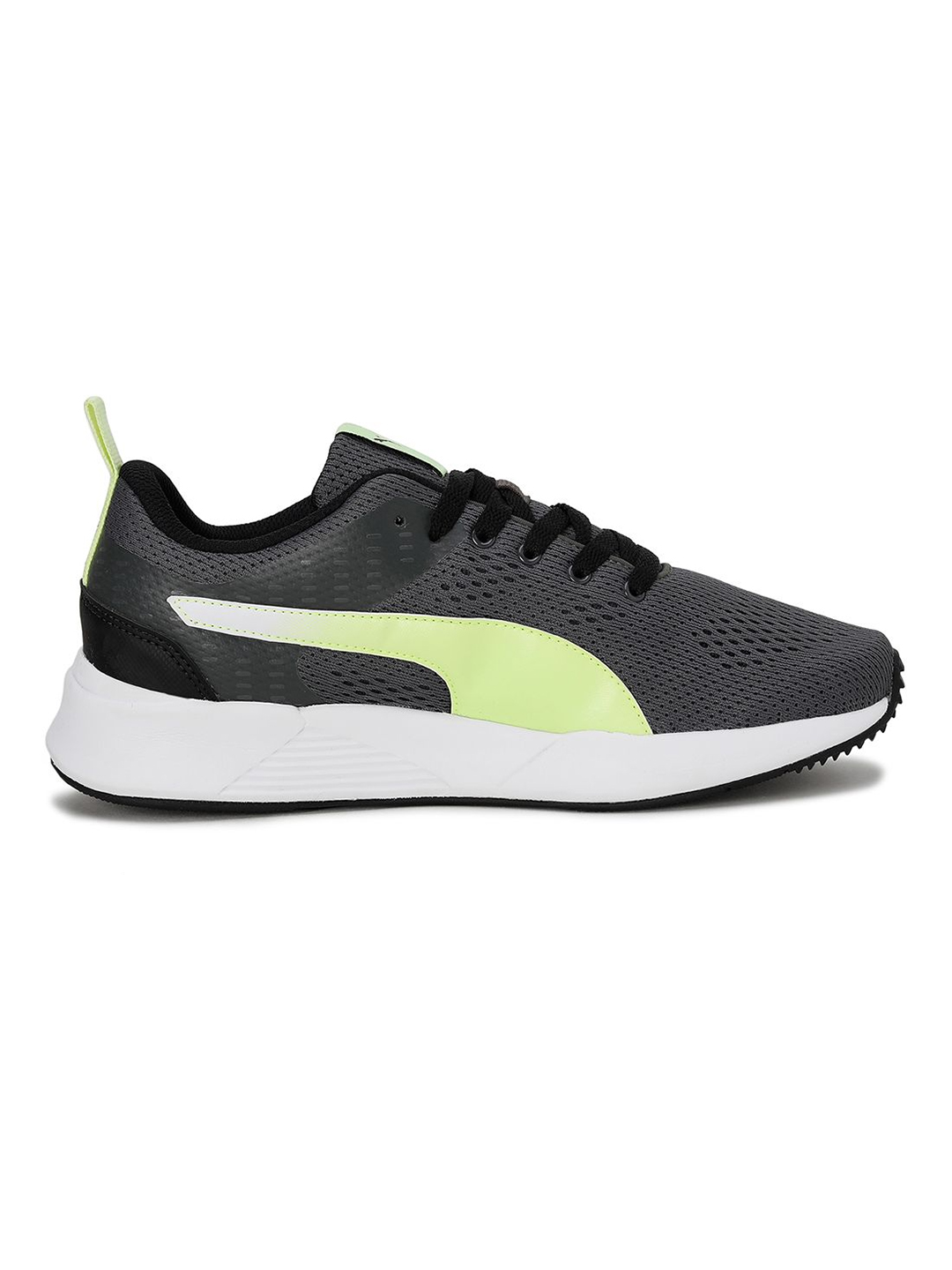 Puma Unisex Grey & Green Pacer Plus V2 Sneakers (1)