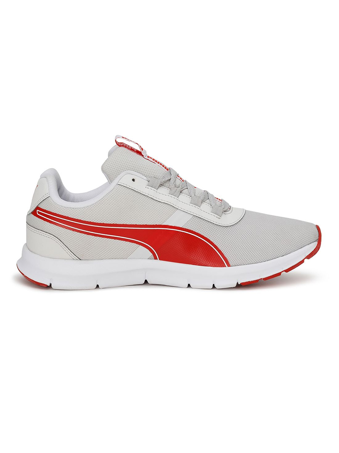 Puma Unisex Grey & Red Dual Flex Sports Shoes (1)