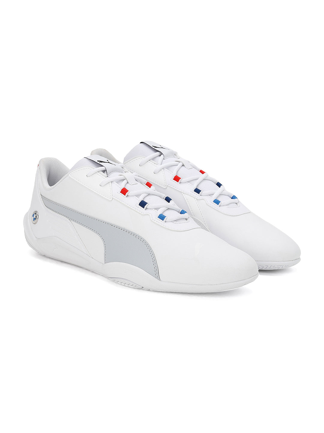 Puma Unisex White and Grey BMW MMS R-Cat Machina Sports Shoes