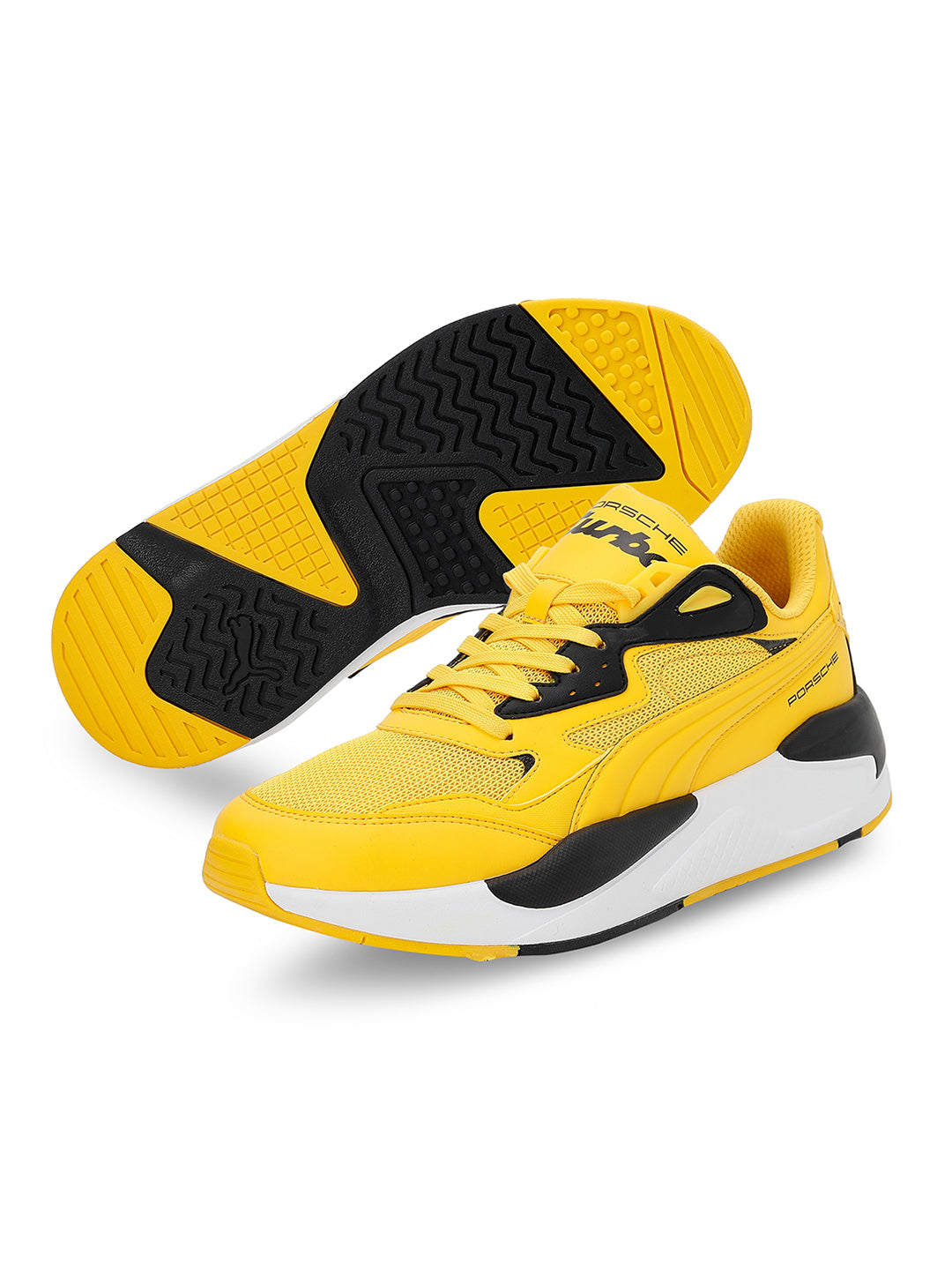 Puma Unisex Yellow and Black PL X-Ray Speed Sports Shoes (6)