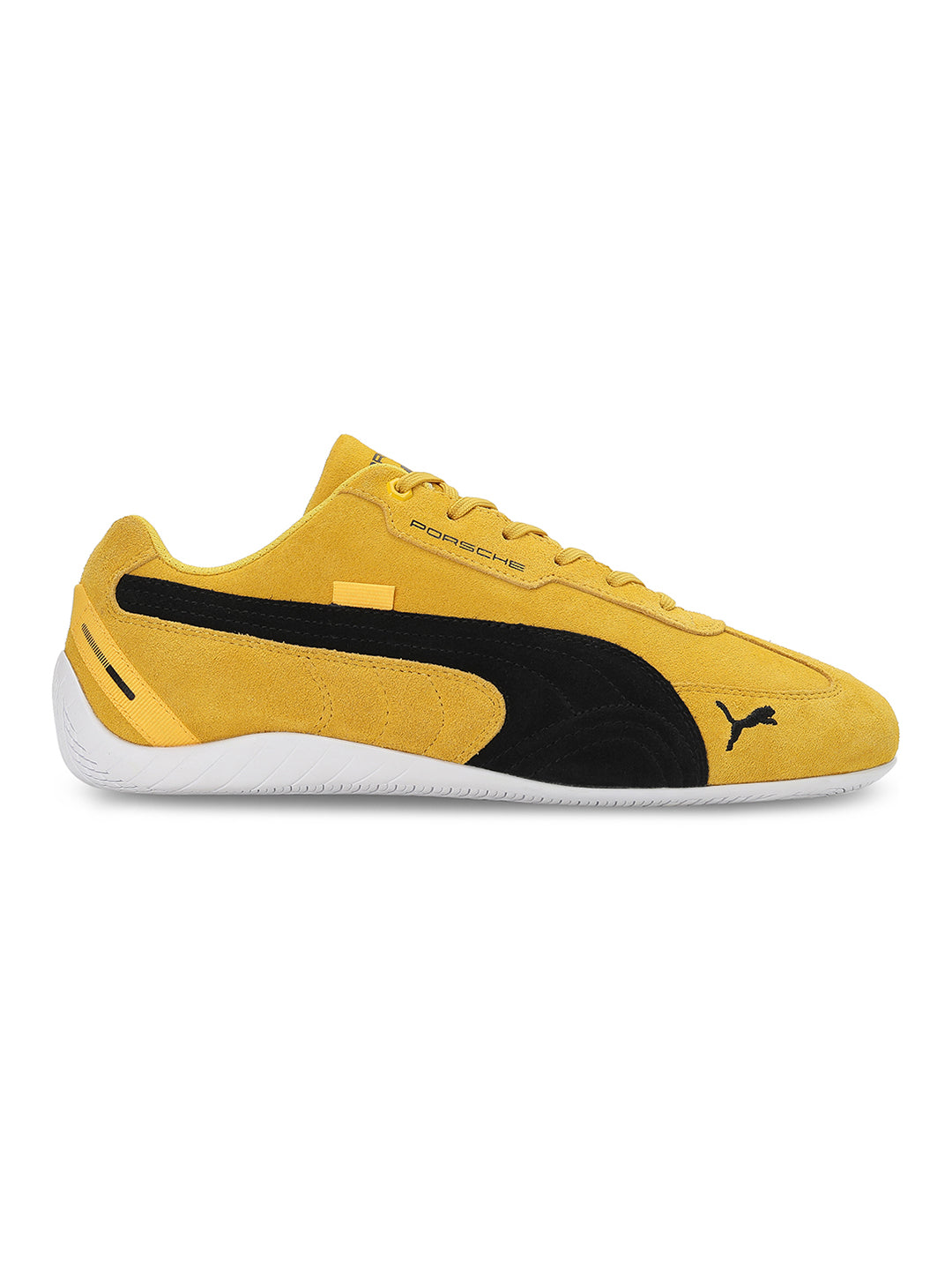 Puma Unisex Yellow and White PL Speedcat Sports Shoes (1)