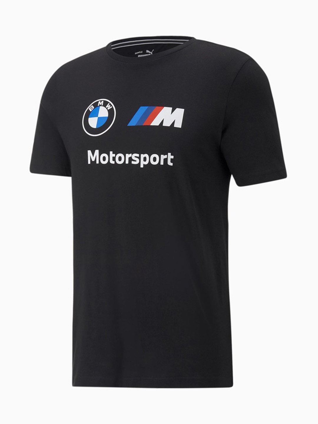 Puma X BMW Men Black BMW M Motorsport Essential Logo Printed T-Shirt (1)