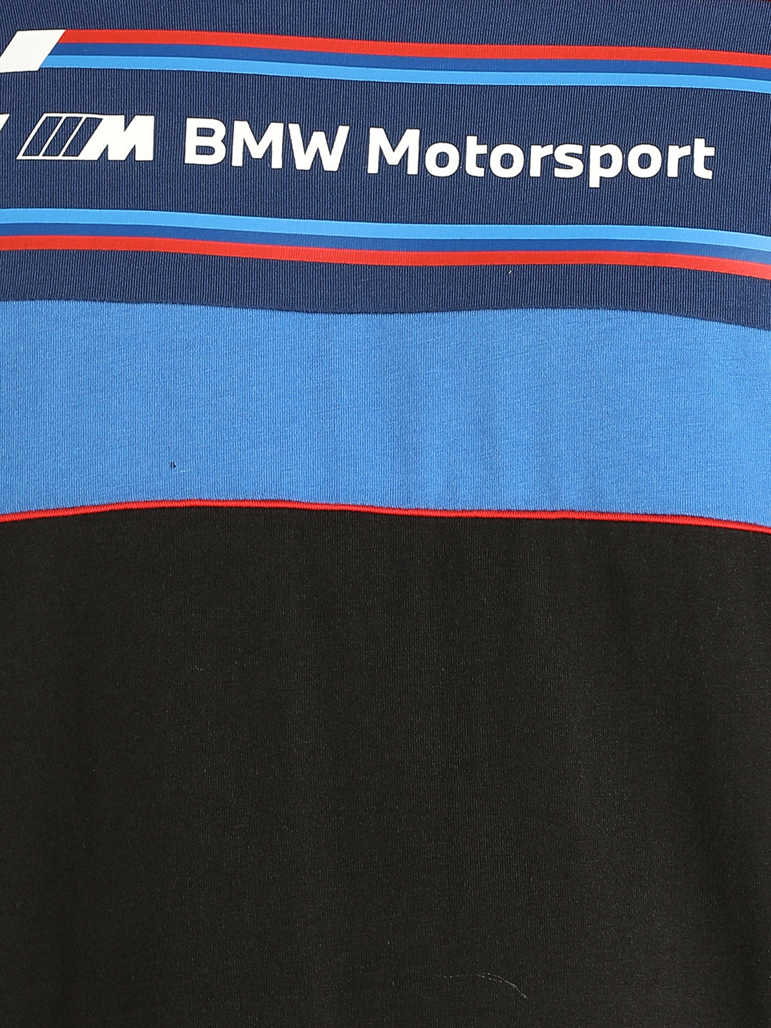 Puma X BMW Men Black MMS SDS Brand Logo Printed Half Sleeves Round Neck T-Shirt (5)