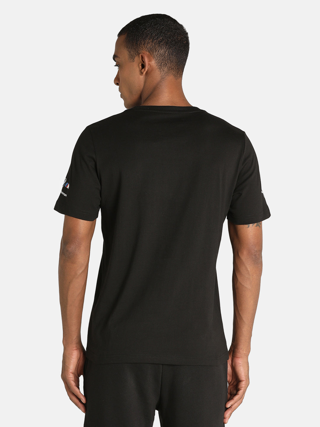 Puma X BMW Men Black MMS Vintage Car Graphic Printed Half Sleeves Round Neck T-Shirt (3)