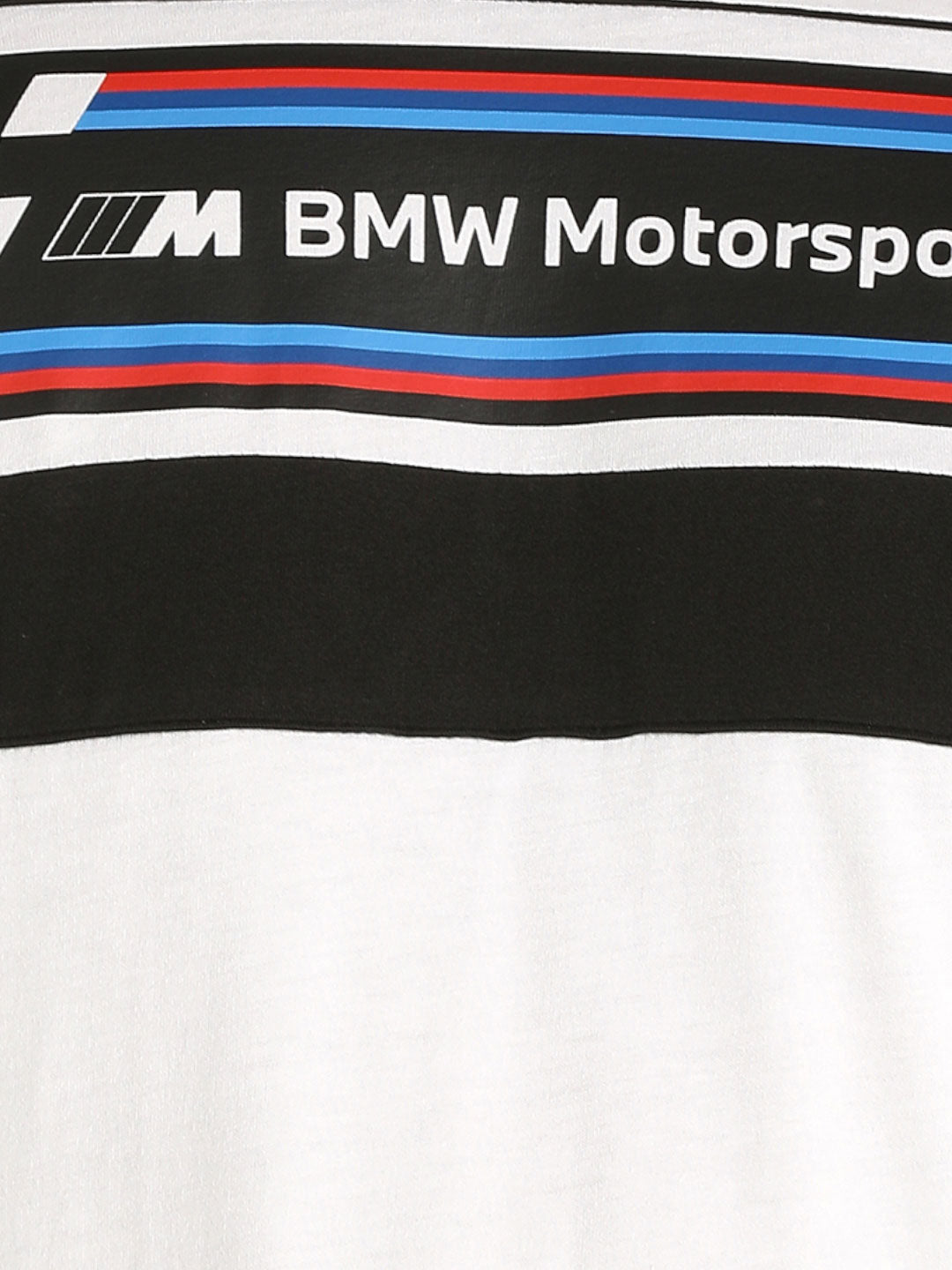 Puma X BMW Men White and Black BMW MMS Logo Printed Half Sleeves Round Neck T-Shirt (6)