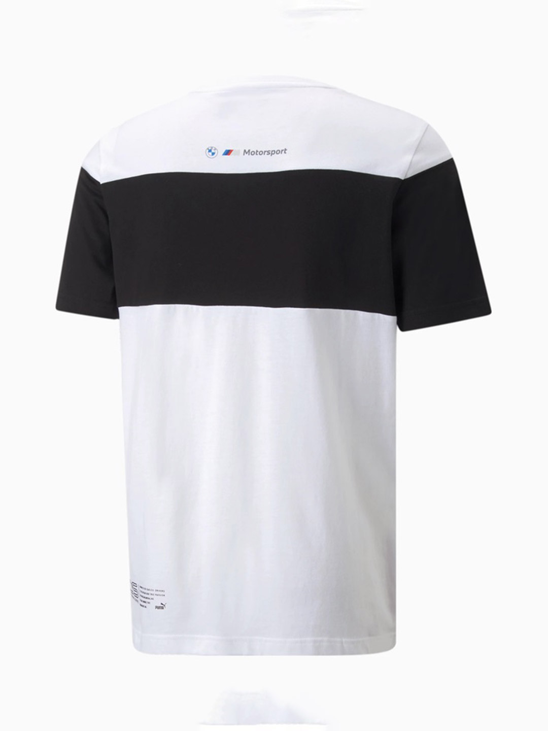Puma X BMW Men White & Black BMW M Motorsport SDS Printed T-Shirt (2)