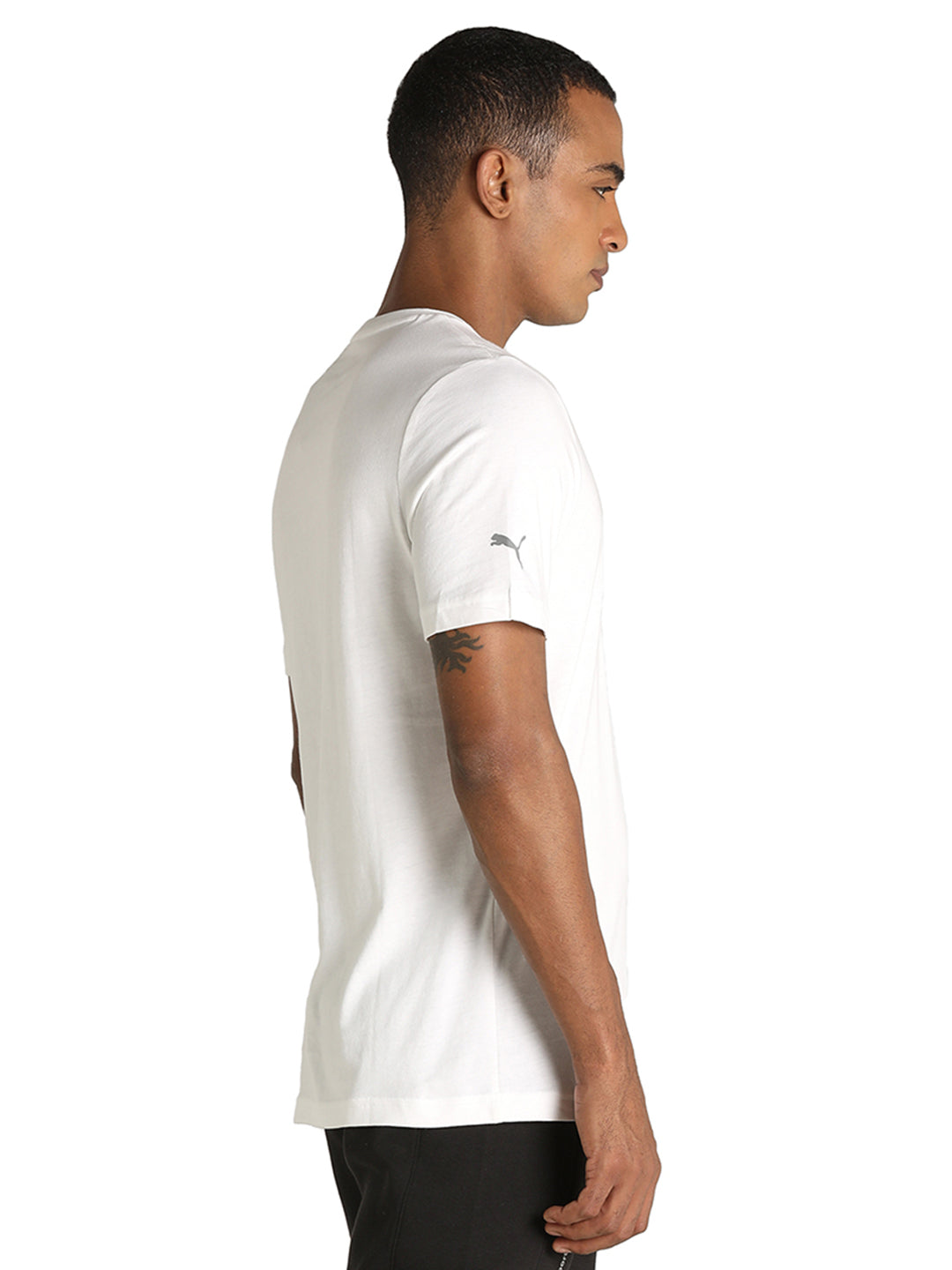 Puma X BMW Men White BMW MMS Logo Printed Round Neck Half Sleeves T-Shirt (3)
